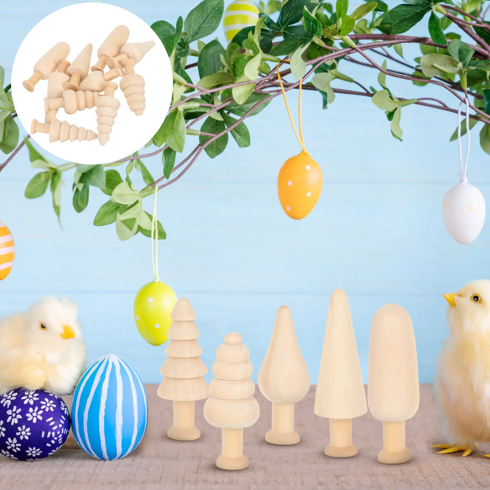 10pcs-wooden-tree-unpainted-diy-art-craft-for-kids-painting-creative-handwork-tabletop-decoration-wood-shapes-miniature-tree