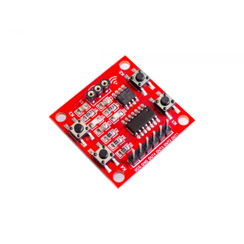 1/2~50/100Pcs Infrared Remote Control Learning Module 4-Way Infrared Learning Board Remote Control Module