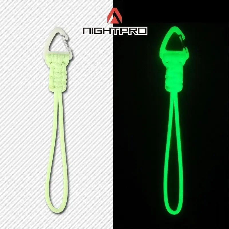 

Luminous Lanyard Umbrella Rope Triangular Lanyard Key Flashlight Lanyard Rope Tail Pendant Tactical Backpack Connection Quick