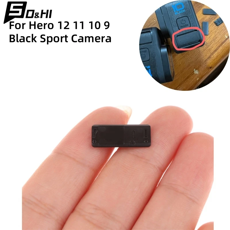 1pcs New Original For Hero 12 11 10 9 Black Sport Camera Mic Microphone Lid Drain Valve Cover Microphone Accessories