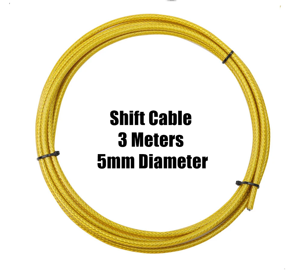 3 Meter geflochtenes Fahrradkabel Slick Lube Shift-Gehäuse Weave Bremsschlauch Schaltwerk Shifter Line Wire für Rennrad Mountainbike