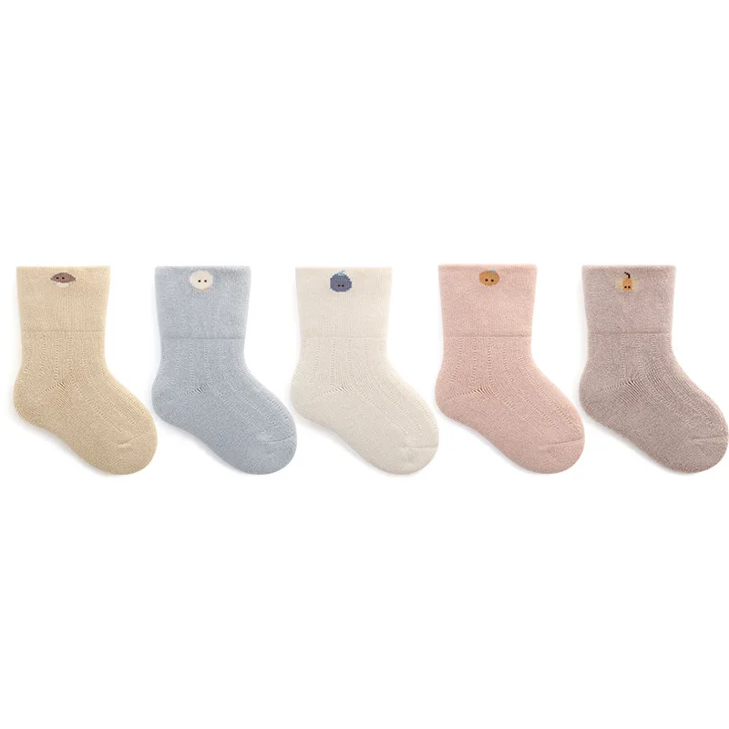 MILANCEL Winter Baby Socks thicken Lining Infant Socks 5 Pairs a Lot Boys Warm Sock