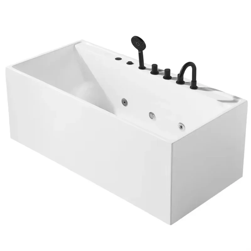 Home Usage Cheap Bathtub for Adults Hot Sale Small Hot Bath Tub Square Design