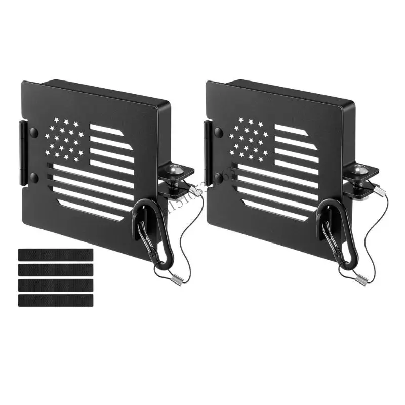 

Camping Trailer Bumper End Cap with Strong Metal Construction Heavy Duty Metal Bumper Cover set Easy Installation 090E