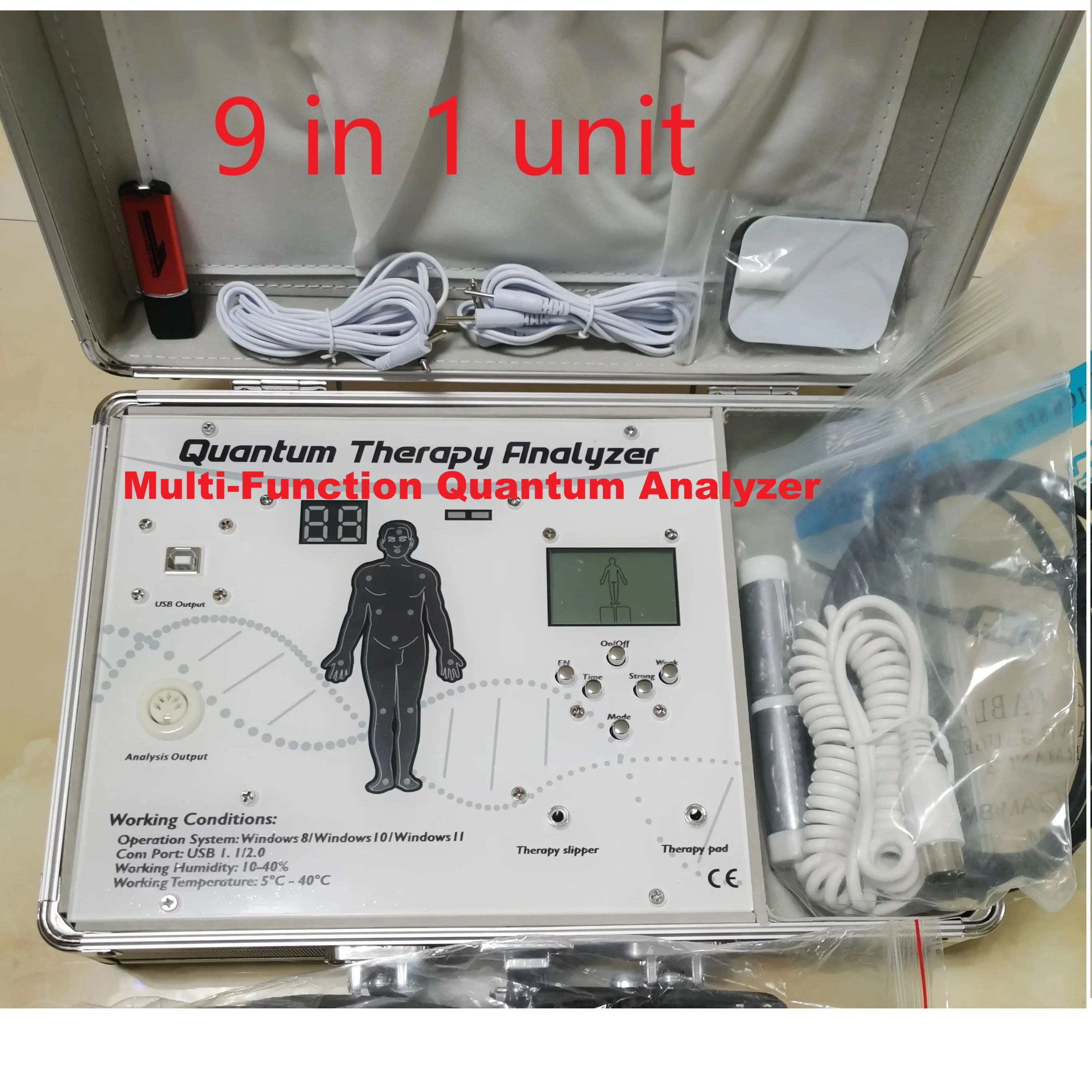 

New Multifunction Quantum Therapy Analyzer 62 Reports 6.5.8 Version 9 in 1 Magnetic Resonance Health Body Analysis Bio Resonant