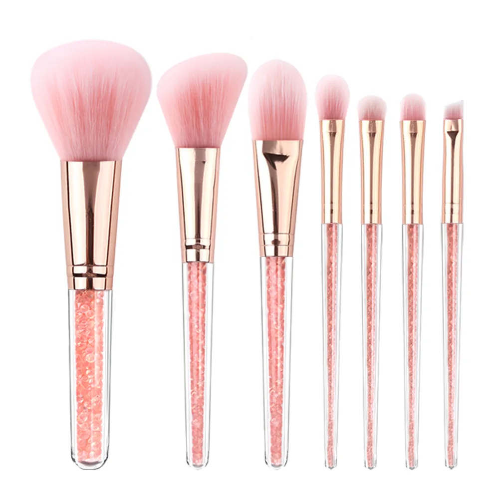 Makeup Brush Set Pink Ladies Makeup Tool Blush Brush Foundation brush Portable Advanced Beauty Tools