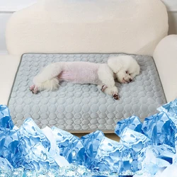 Dog Cooling Mat Summer Pet Cold Bed Extra Large for Small Big DogsCat Durable Blanket Sofa Cat Ice Pad  Pet Accessories