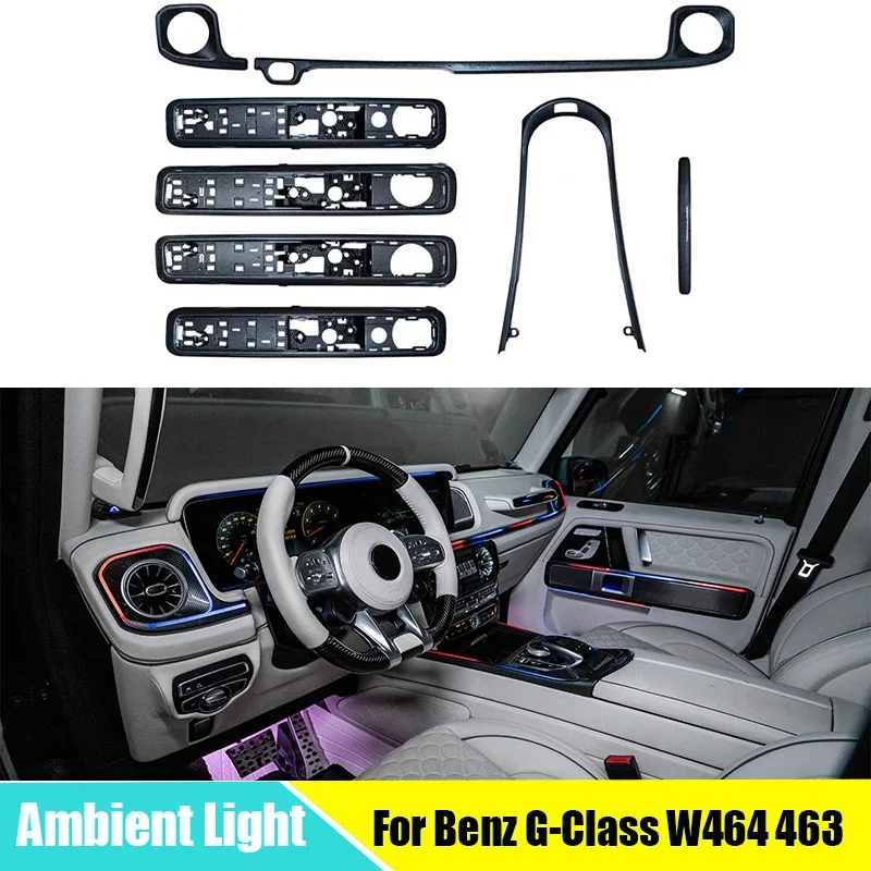 LED Ambient Light For Mercedes Benz G Class W463A W464 G500 G63 2019 Up Carbon Fiber Led Active Inter Car Atmosphere Lamp