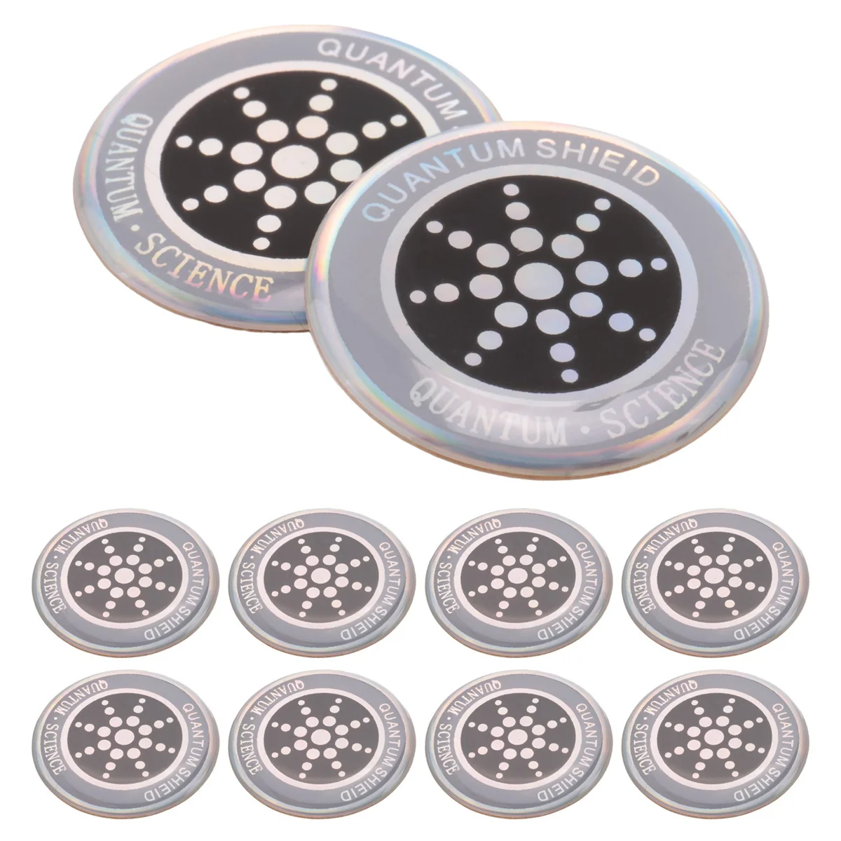 10PCS EMF Protection Sticker Anti Radiation Cell Phone Sticker for Phone Laptop And All Electronic Devices