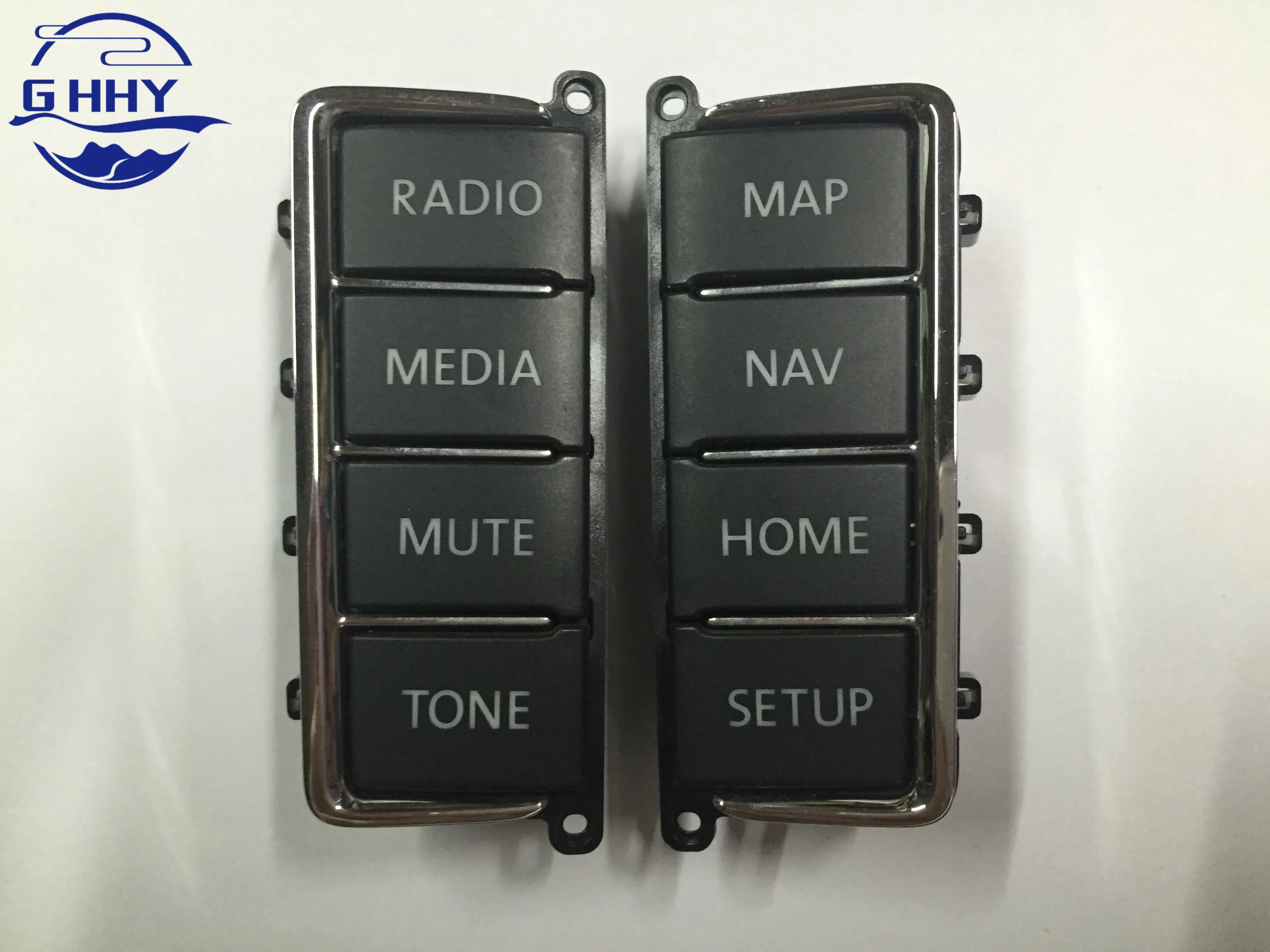 Panel de reproductor de DVD, botón de plástico para sistemas de audio de navegación sat nav, RNS510, Skoda, colour, RNS510