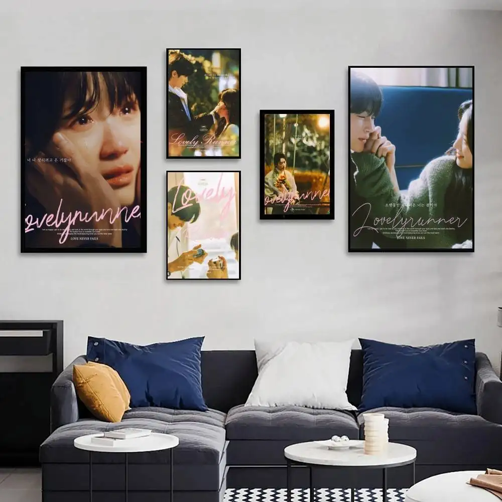TV Program L-Lovely Runner Poster Art Sticky Wall Waterproof Home Living Room Bedroom Bar Aesthetic Decoration