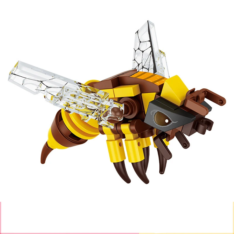 Moc Insekten-Tiermodell Bienen Ameisen Schmetterlinge Heuschrecken Wal Set Bausteine DIY Puzzle Zusammenbau-Spielzeug Geschenk für Jungen und Kinder – Detail 6