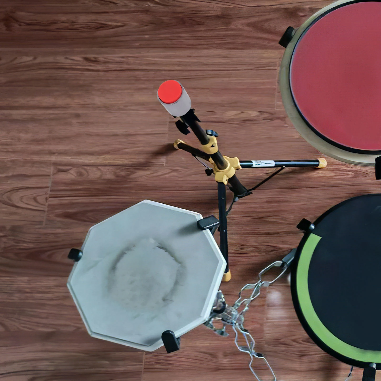 

Drum Pad Practice Mini Portable Dumb Mute Cushion Stick Percussion Instruments