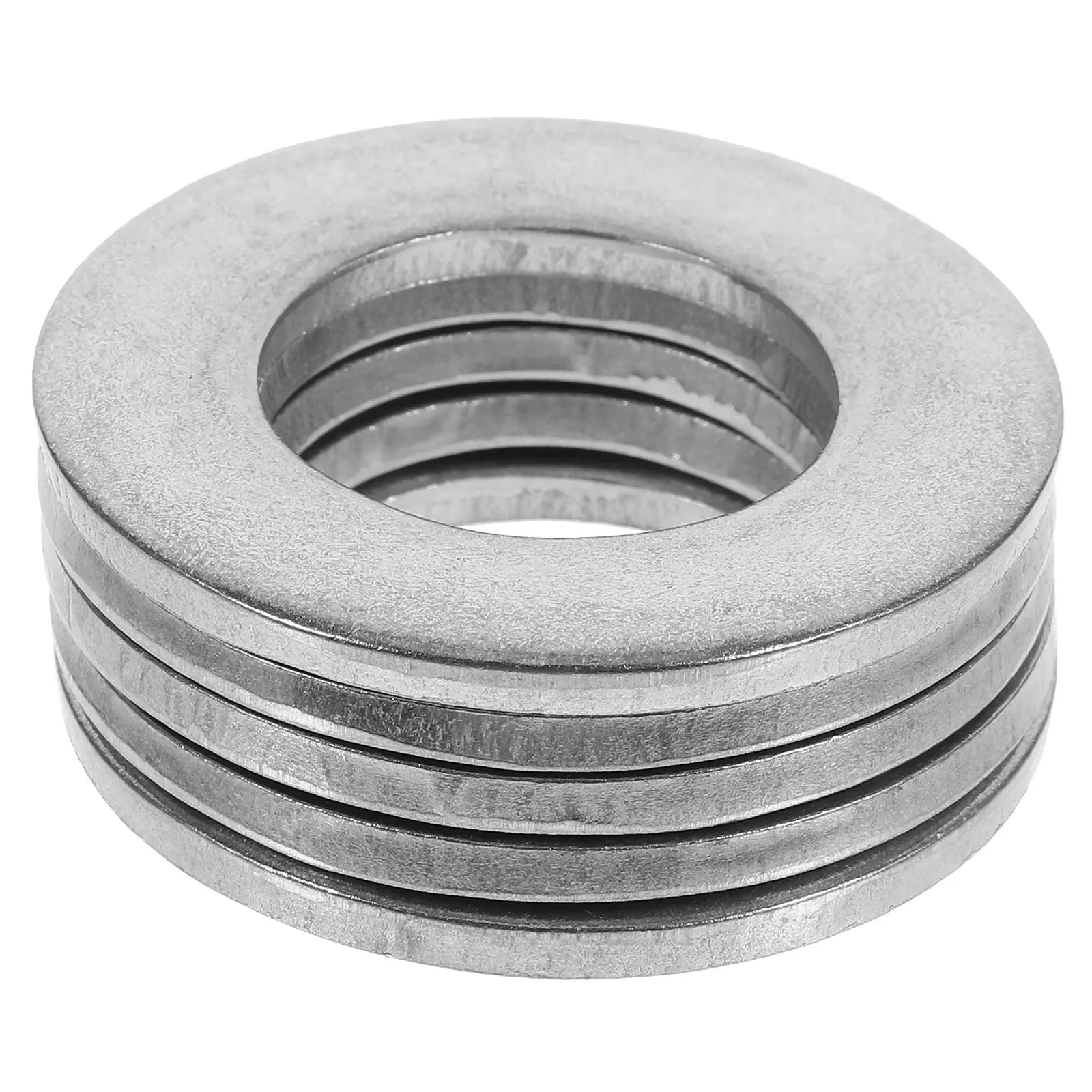 

5Pcs Stainless Steel Flat Washers Precision Metal Gaskets Sturdy Wear Resistant Washers for Automotive Equipment General Repair