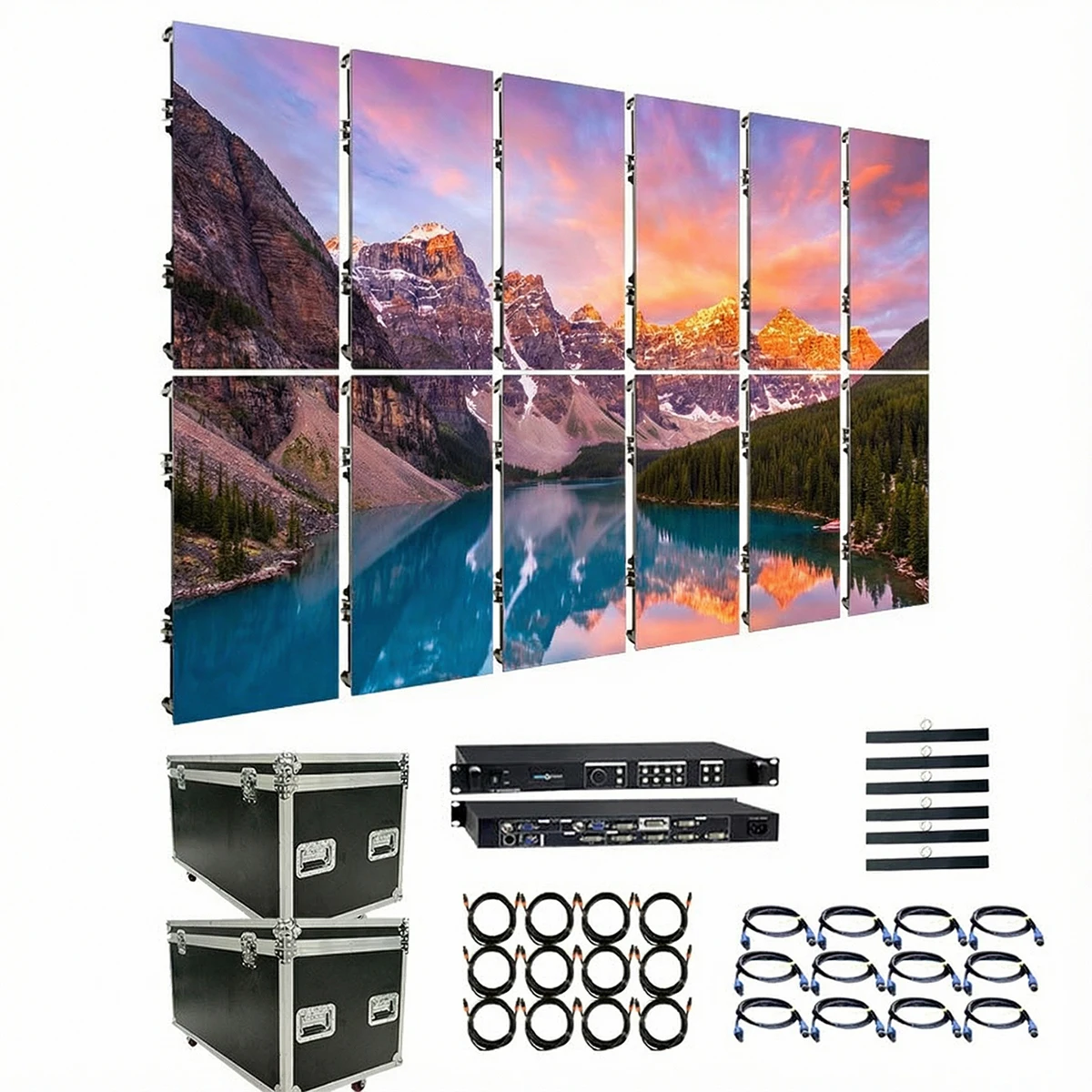 Hot Sell 7680hz P1.9 P2.6 Indoor Virtual Production LED Screen Display Cinema Event Tv Studios Broadcast LED Video Wall