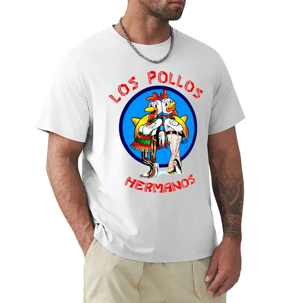 Fashion Breaking Bad T-Shirt LOS POLLOS Hermanos T Shirt Harajuku Short Sleeve T-shirt Cotton Graphics Tshirt Tops