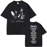 Rapper Future & Metro Boomin2024's new hip hop album graphic T-shirt Fashion loose 100% cotton crew neck short sleeve T-shirt