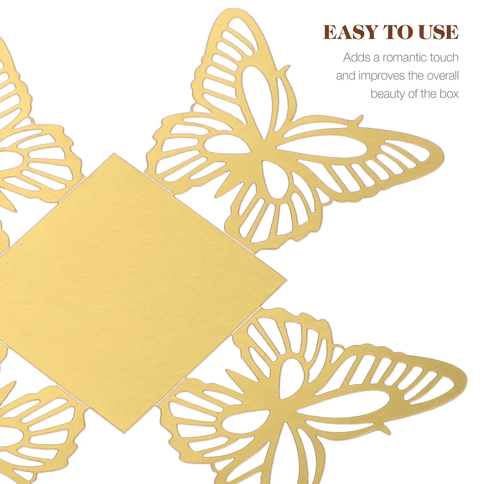 50Pcs Truffle Wrappers Cupcake Liners Chocolate Wrappers Party Wedding Supply Candy Box Chocolate Hollowed Out Paper Box