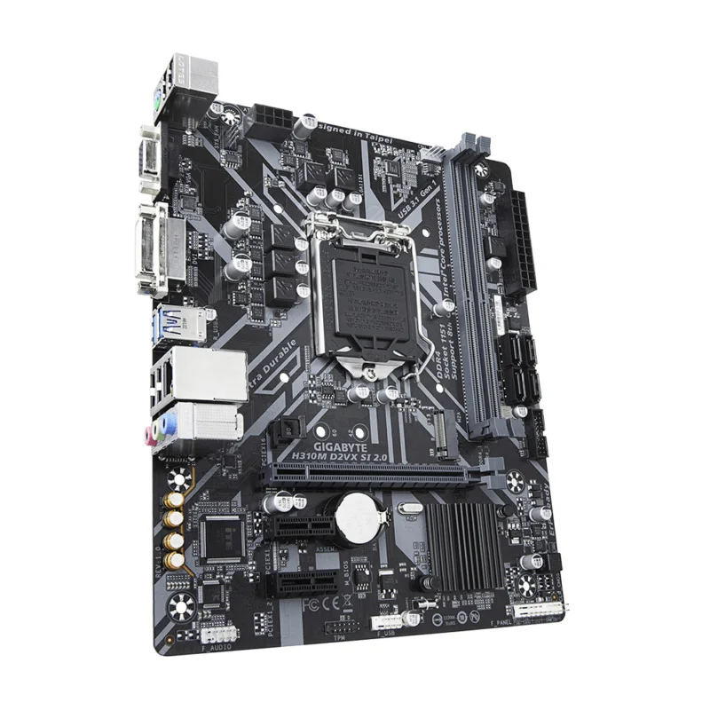 FOR GIGABYTE H310M D2VX-SI 2.0 Motherboard Intel H310 LGA 1151 DDR4 Core M.2 M-ATX