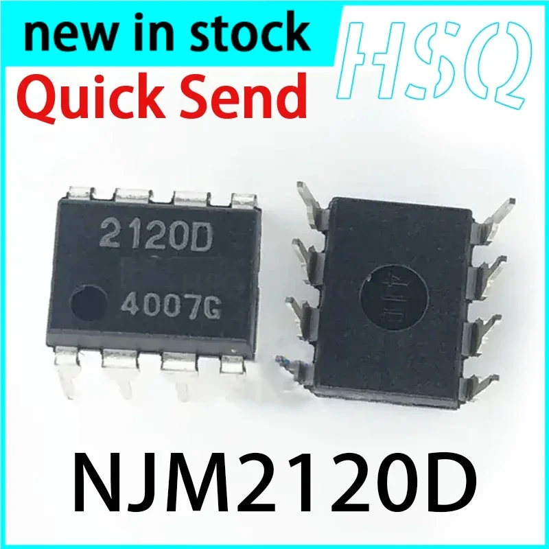 2 uds. Nuevo NJM2120D 2120D Inline DIP-8