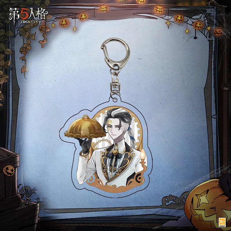 Identity V Anime Character Model 6cm Acrylic Keychains Woman Cute Cartoon Bag Pendant Decoration Key Chain Fans Christmas Gifts view 6