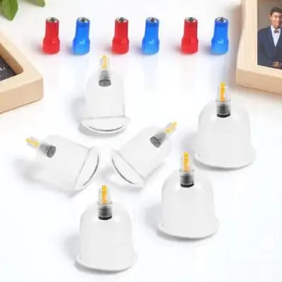 

1Set Plastic Vacuum Cupping Kit Massage Suction Cups for Therapy Cupping Set Clears Meridians Massage Suction Cup