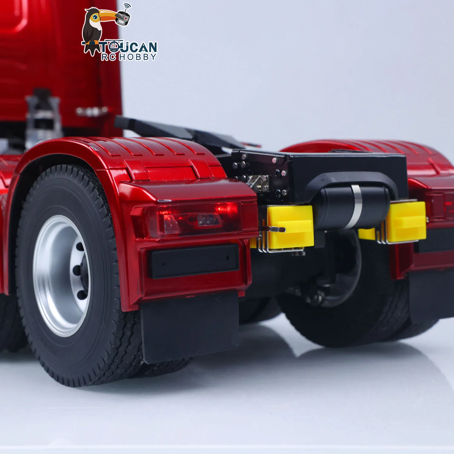 EU-Verkauf 1/14 KABOLITE 770S 100 RC Traktor-LKW 6x6 Ferngesteuerter Lastwagen 2-Gang-Getriebe Differentialsperre Batterie RTR Modell