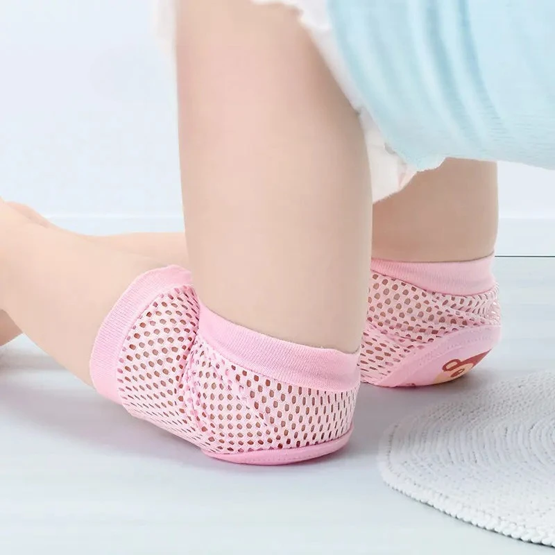 Cartoon-Tier-Knieschoner für Babys, dünne Sommer-Krabbelschutzpolster, Anti-Fall-Lernlaufausrüstung für Säuglinge und Kleinkinder – Detail 11