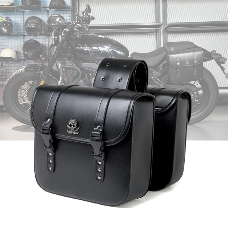 Motorcycle Saddles Bags Easy Install Saddlebags Commuters Motorcycle Saddlebags Scratches Resistant Storage Bag Waterproof