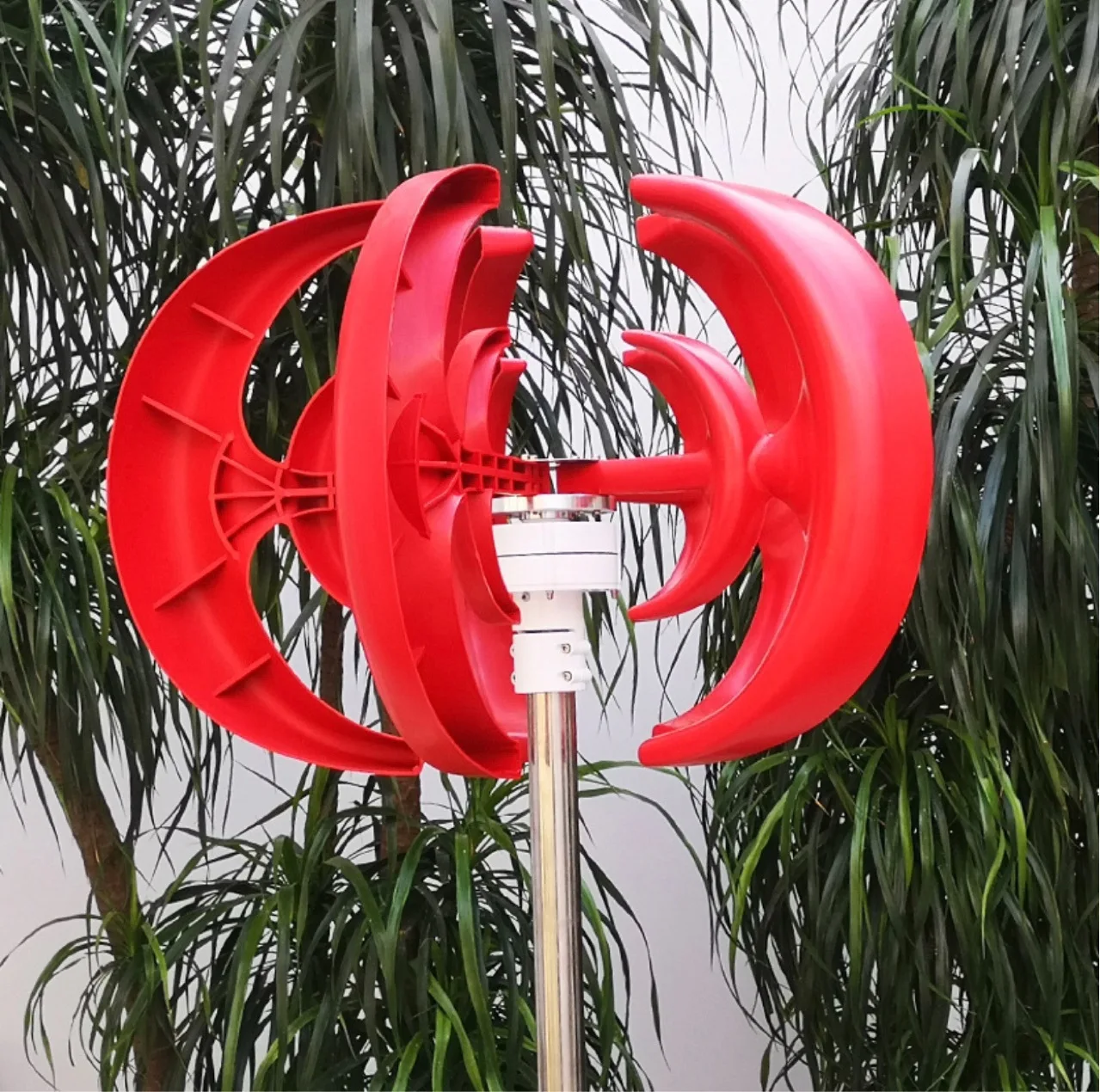 400W 5 Blades 12V 24V Vertical Axis Wind Turbines Generator Lantern Motor Kit Electromagnetic For Home Hybrids Streetlight Use