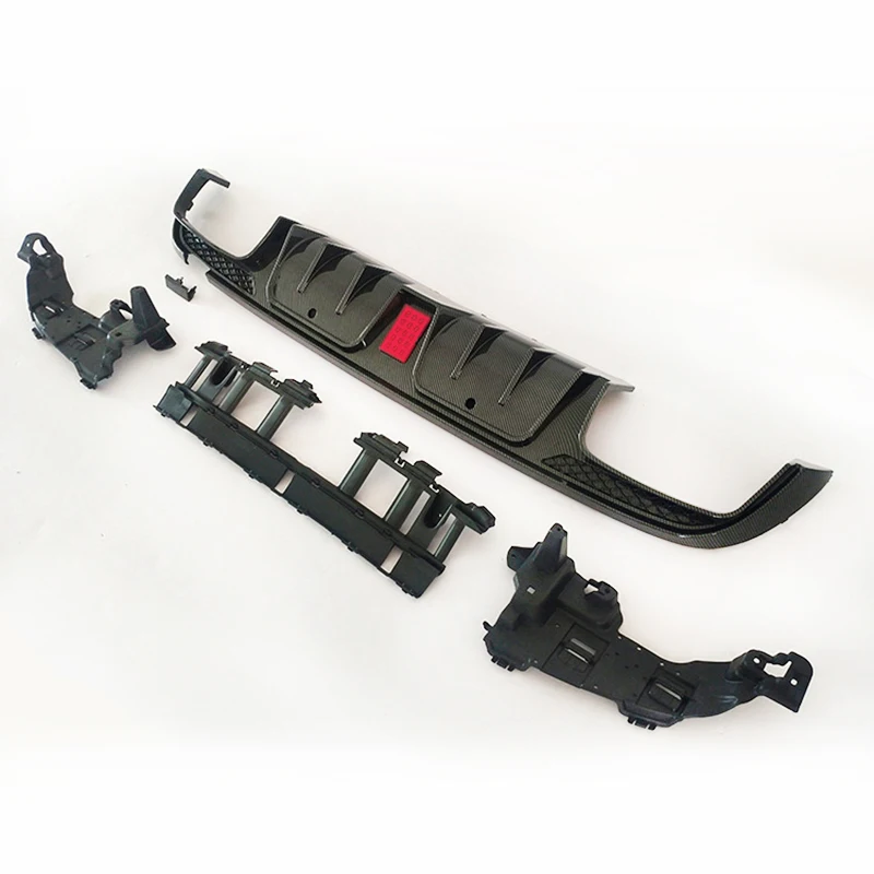 

Car Rear Bumper Body Kit Diffuser Spoiler Exhaust Pipe Accessories For Mercedes Benz C Class C205 W205 Coupe