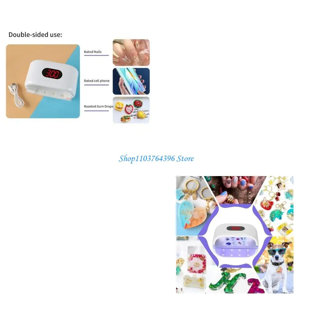 

Portable Two Sided UV Light For Resin Art Mold Hardening And Crafts