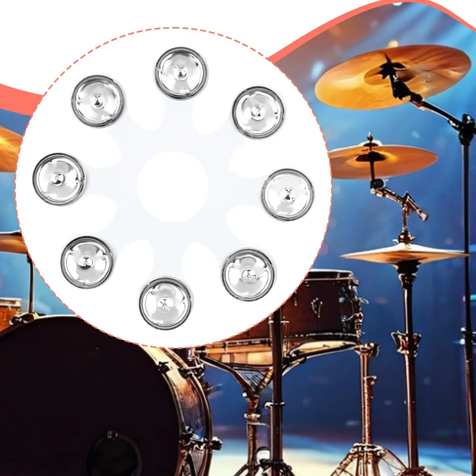 المعادن مرحبا قبعة الدف الهدايا قرع الدف لفرقة KTV الحفل