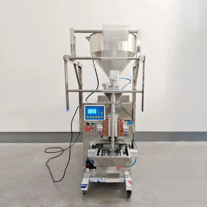 Automatic Past Packaging Machine Sachet Of Ketchup Tomato Sauce Tomato Paste Mayonnaise Sachet Filling Packing Machine