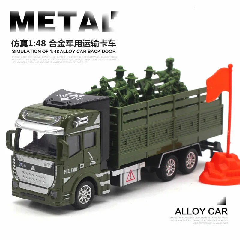 1:48 Legierung Militärmodelle Raketenwerfer Raketenwagen Pull Back LKW Spielzeugauto Modell neues Modell Geschenke