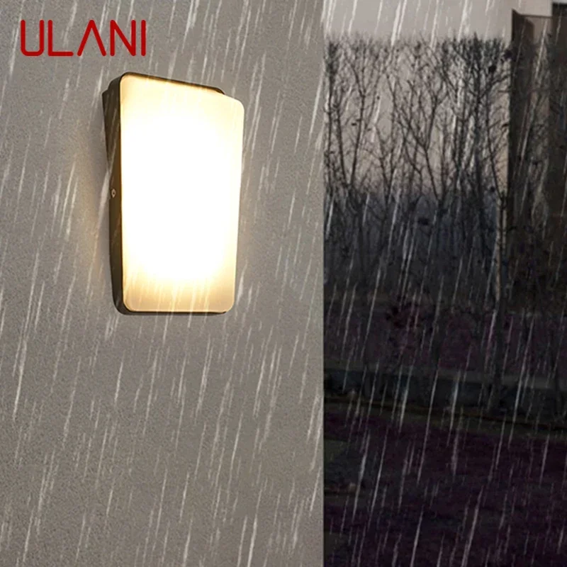 

Современные Настенные светильники ULANI, электрические простые, водонепроницаемые, для балкона, прихожей, двора, виллы, ворот, отеля