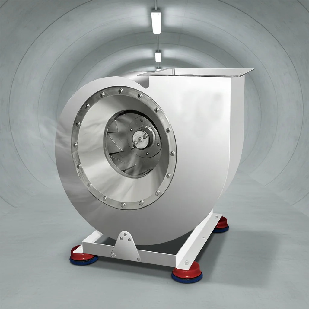 

Heavy Duty Centrifugal Fan High Wind Pressure for Tunnel Construction Smoke Exhaust & Ventilation