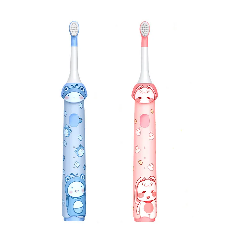 

Children's electric toothbrush 6-12 years old soft bristled toothbrush anti tooth decay IPX8 waterproof electric toothbrush