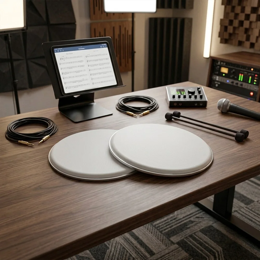 For Beginners For Practice for sessions for versatile Drum Size Drum Skin Music Practice for Sound Control for sessions 6 Inch