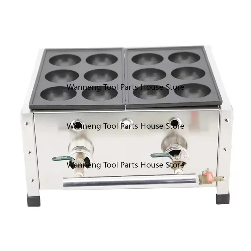 Commercial Non-stick Octopus Balls Grill Oven Giant Takoyaki Machine Japan Bakudanyaki Oven for Kitchen Use