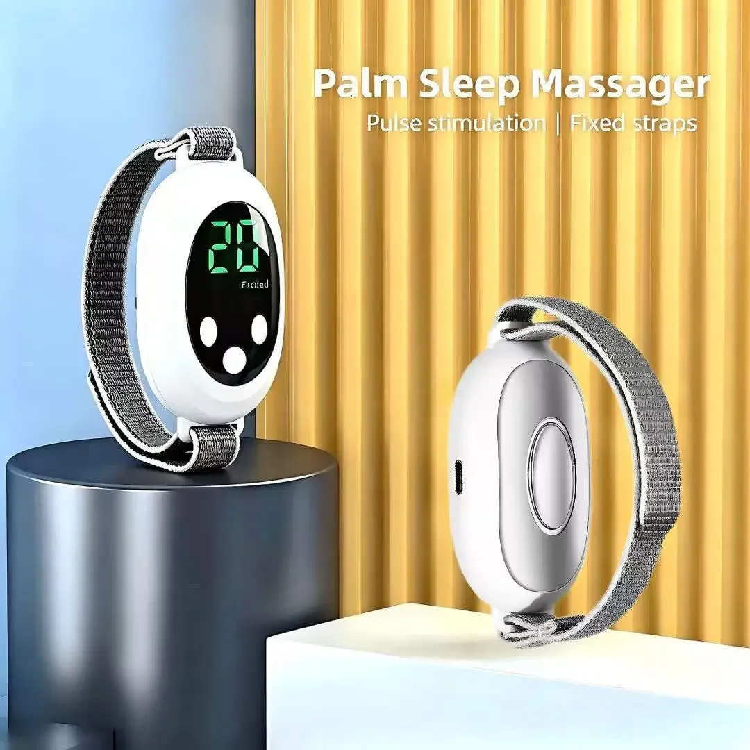 Electric Handheld Wristband Sleep Aid EMS Microcurrent Calming Device for Anxiety  Fatigue Relief Fast Asleep Insomnia Treatment