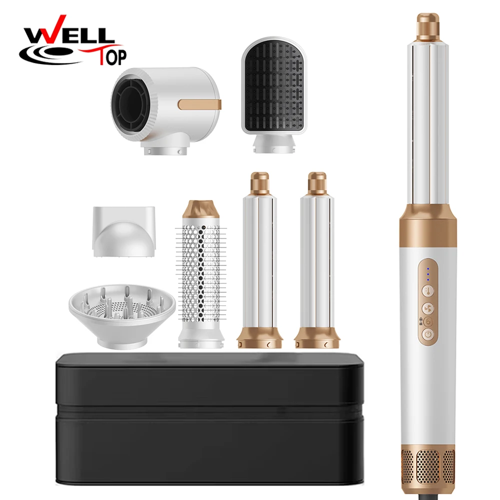 7-in-1 Multistyler Hot Air Brush High Speed BLDC Hair Dryer Styler OEM Professional Salon Hair Styling Tools