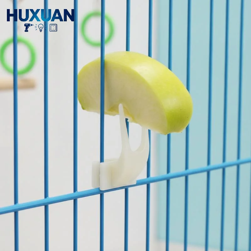 5 Pcs Bird Feeding Fruit Forks Pet Supplies Plastic Food Rack Bird Feeder