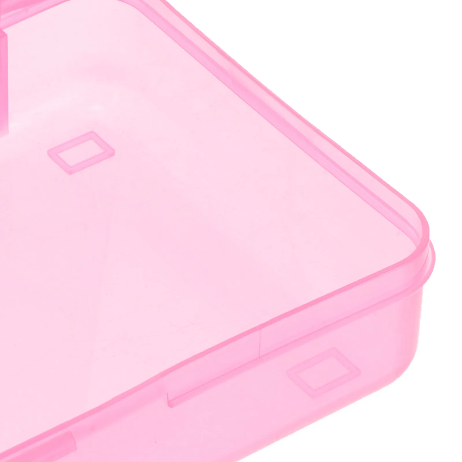 4Pcs Clear Pencil Case High Capacity Plastic Pencil Box with Lid Colored Design for Students Crayons Markers Rulers Storage