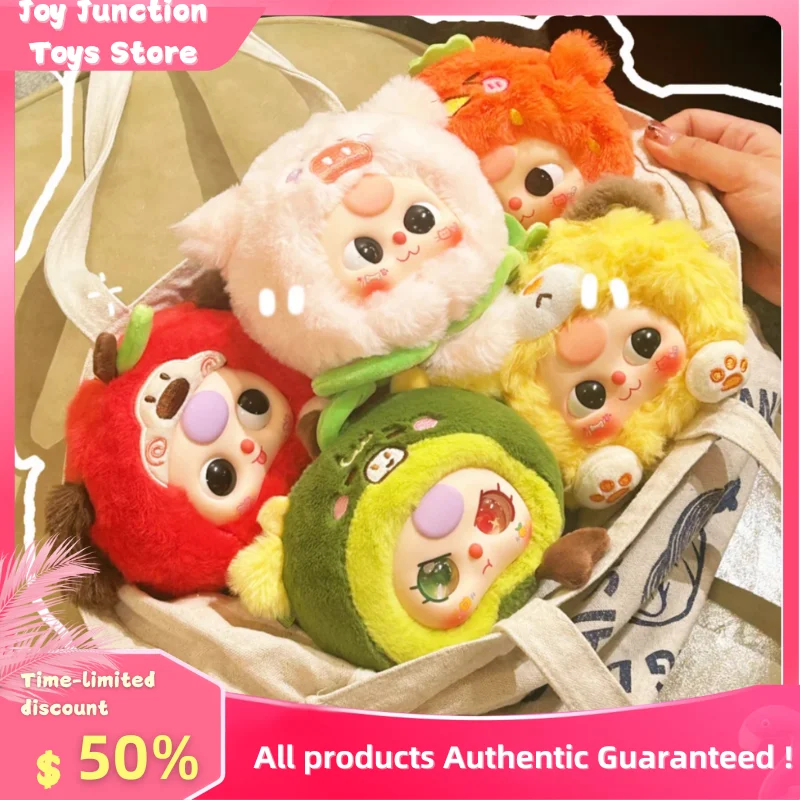 

Baby Three Sweet Care Series, плюшевая загадочная слепая коробка, коллекционное подвесное украшение, милая кукла, настольная и сумка, очаровательный подарок для детей