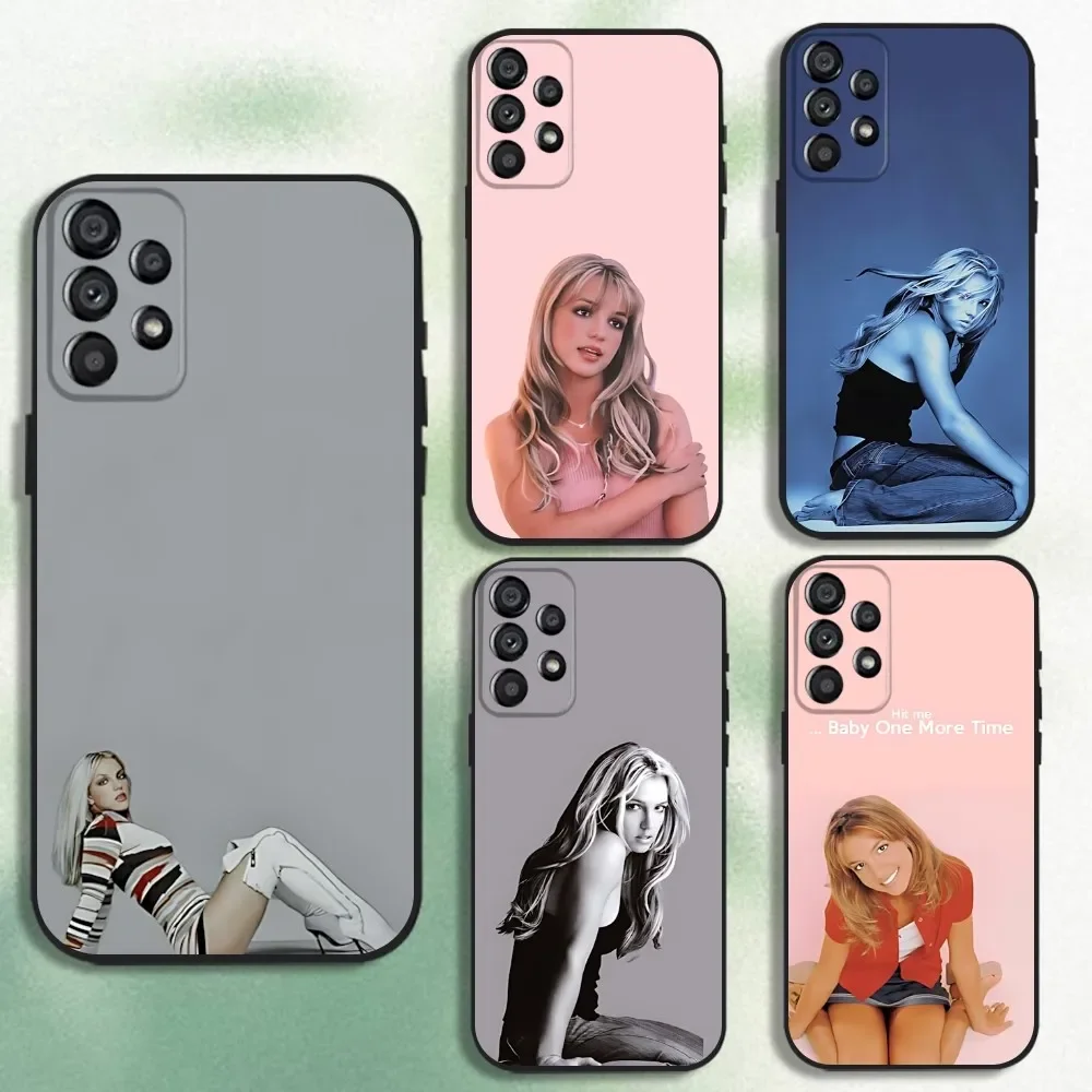 

Actor B-Britney Spears Phone Case For Samsung Galaxy A20,A21s,A22,A31,A32,A52,A53,A72,73,A80 Soft Black Cover