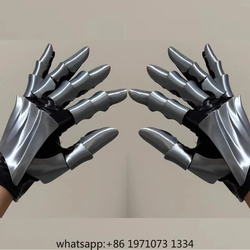 Gloves Toy Mechanical Cos Gloves Knight Gloves, Made of 3D Printed PETG Material, Have the High Flexibility of Mecha Gloves