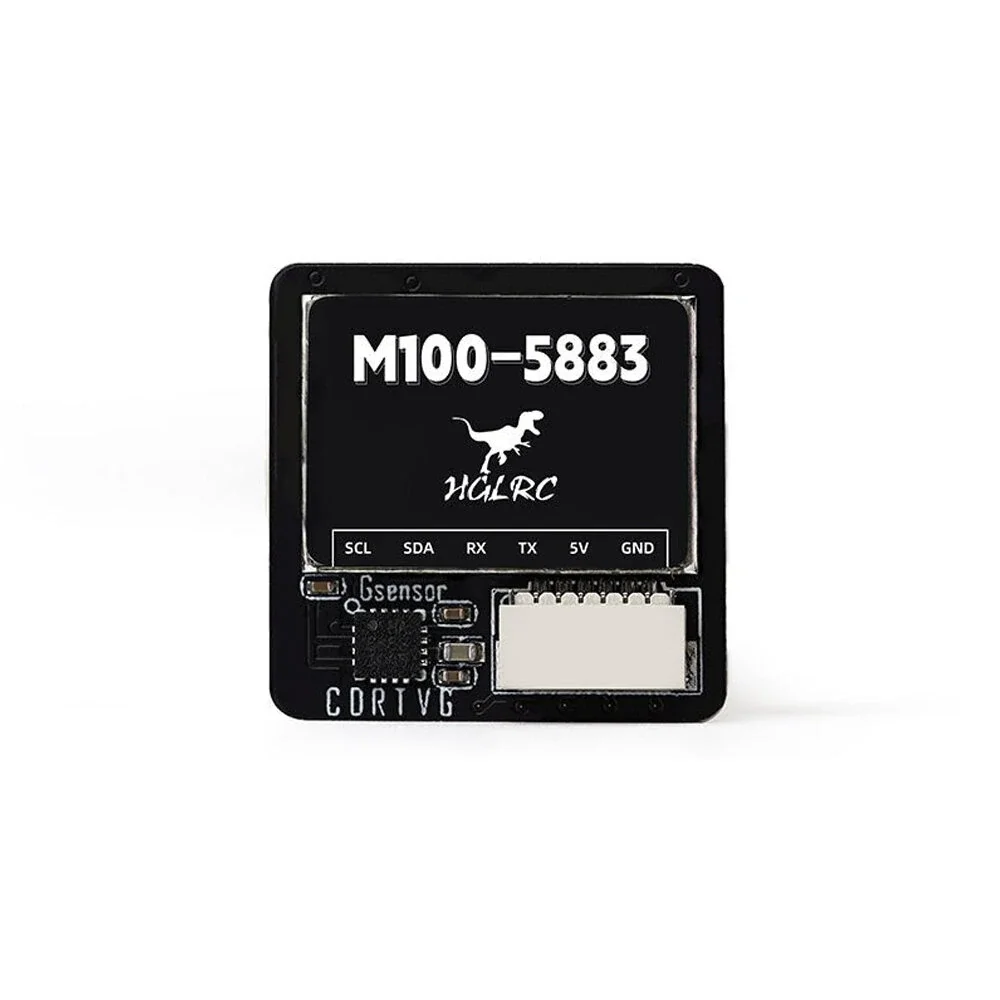HGLRC M100 5883 Módulo GPS Chip M10 con antena cerámica de brújula QMC 5883 para RC Drone FPV helicóptero de carreras avión