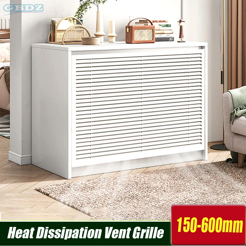 Aluminum Radiator Cover Louvered Vent Grille  Heat Dissipation   Decoration  Floor Heater Radiator Cover Easy Install