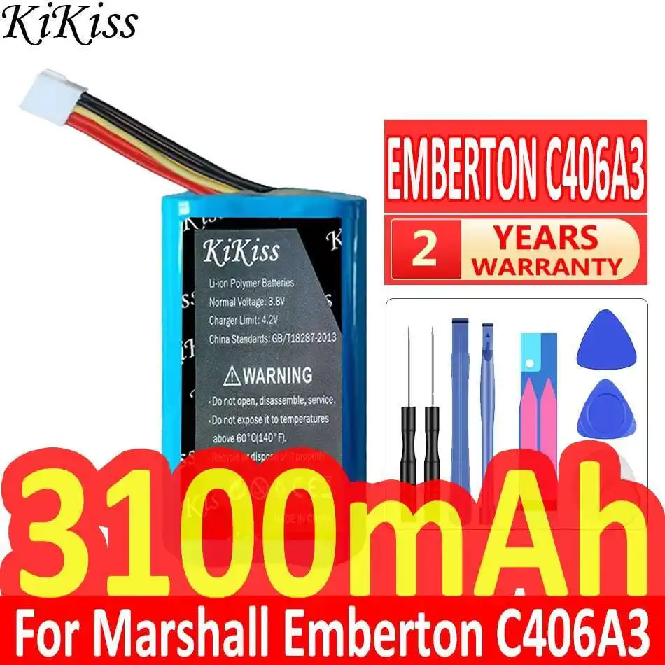 

High-Efficiency For Marshall Emberton C406A3 3100Mah Bluetooth Speaker Battery